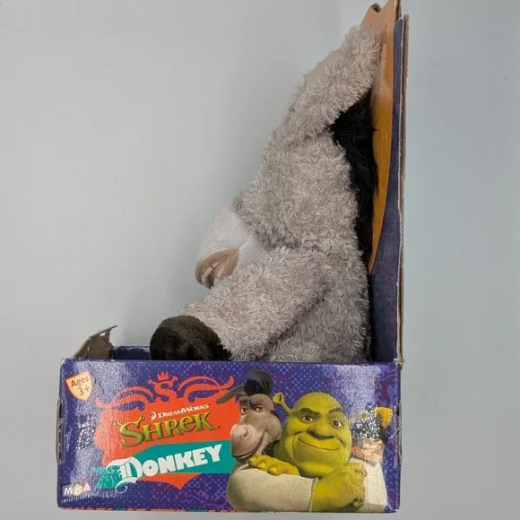 DreamWorks Shrek‎ the Third Donkey Plush Toy Entertainment 2007 Gift Collectible - Picture 3 of 5